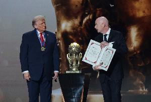 瑞典足协主席：明确批评FIFA向特朗普颁和平奖，这个奖项是个错误